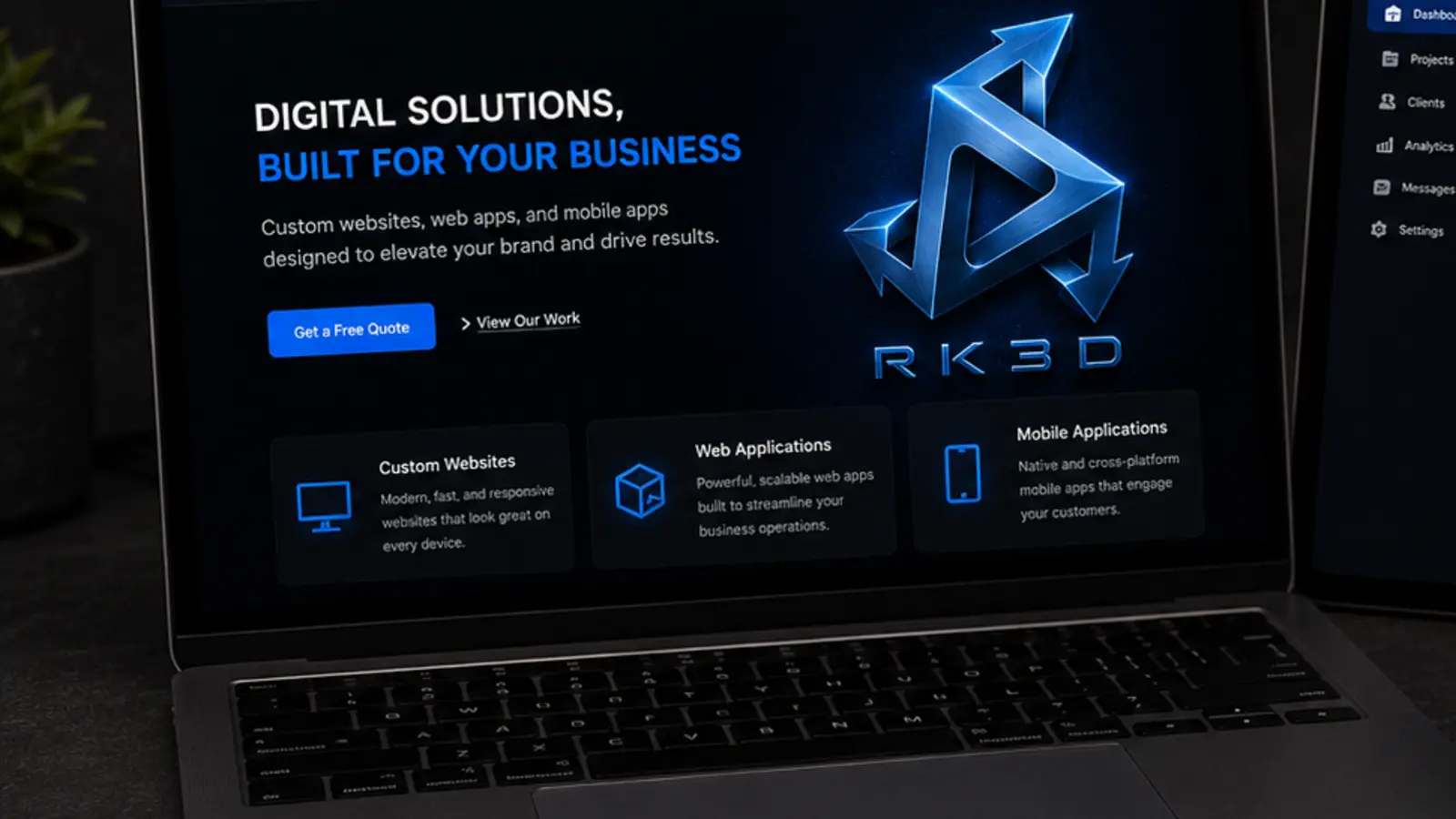 RK3D e-commerce website case study